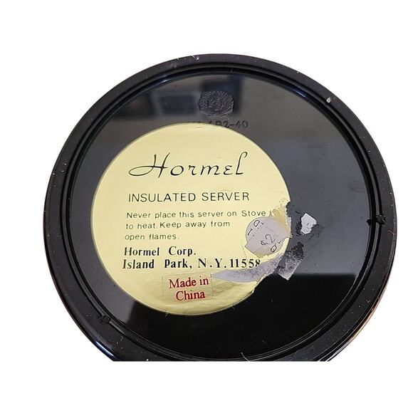 Hormel Coffee Carafe Insulated Coffee Server Gold Tone & Black Retro Vintage - Picture 9 of 9